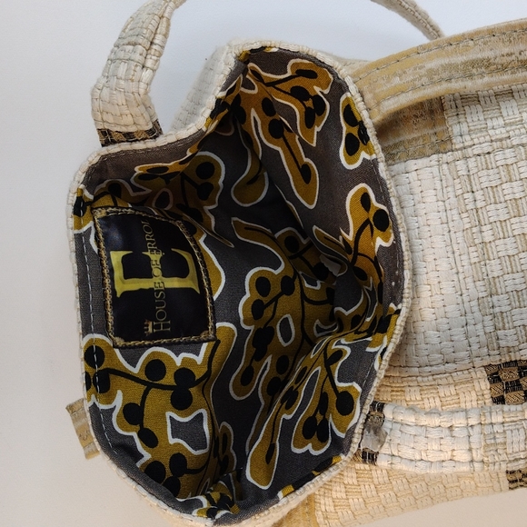 Bag. Tote,yarn bag, wine. One of a kind, made by house of Errol - Picture 2 of 3